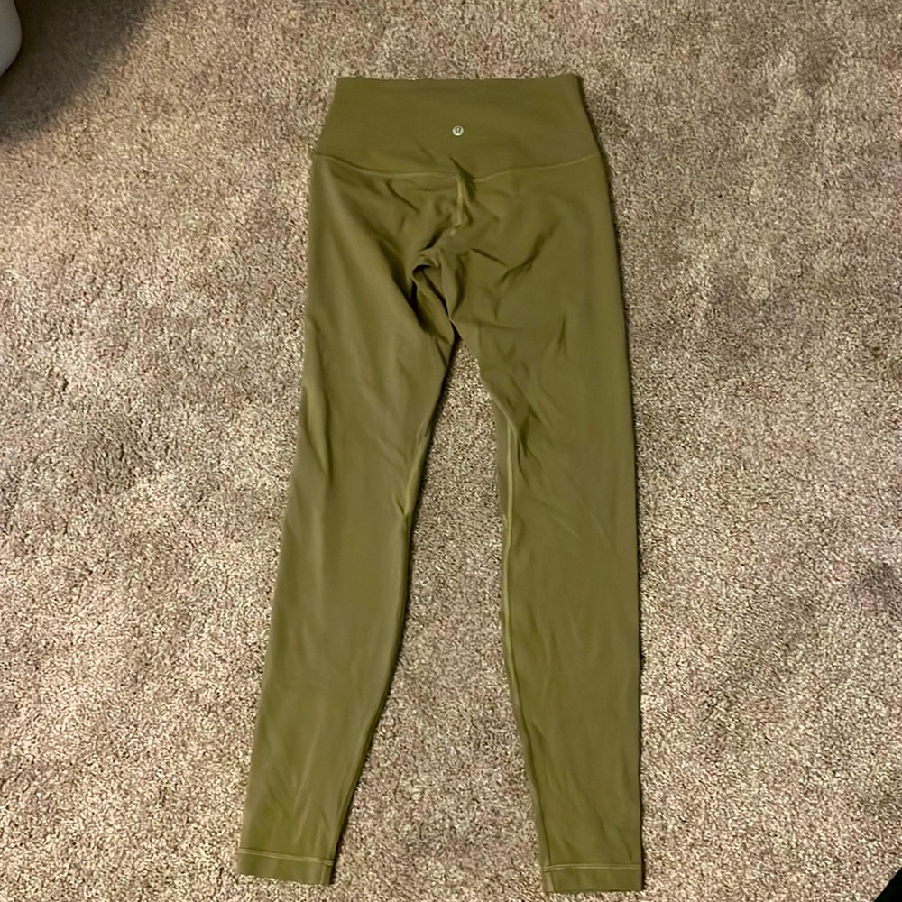 Lululemon green align high rise pant legging 6